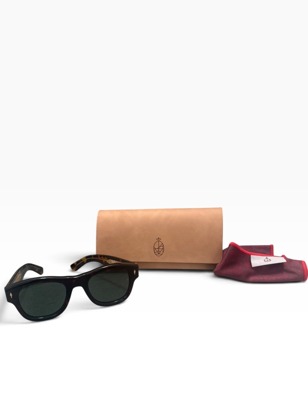 Like New Black Jacques Marie Mage Sunglasses with Case